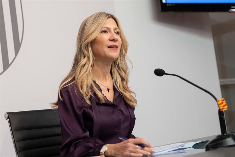 La vicepresidenta del Gobierno de Aragón, Mar Vaquero.