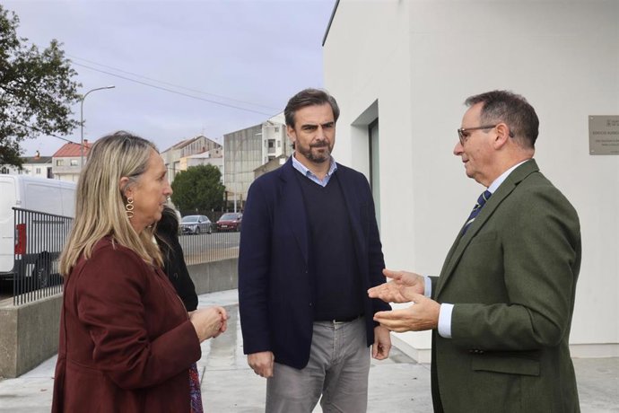 El conselleiro de Presidencia, Diego Calvo, en A Estrada