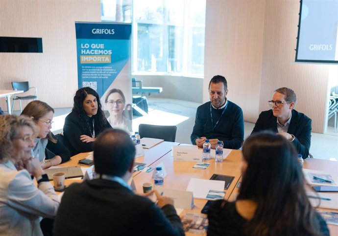 Una reunión en la compañía