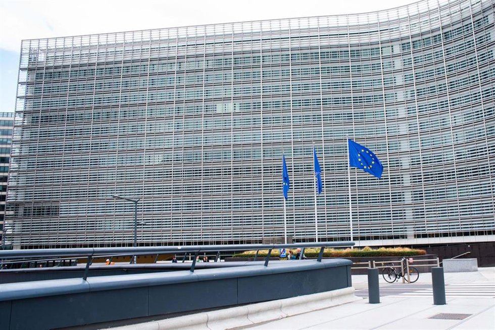 Archivo - Sede central de la Comisión Europea en Bruselas.