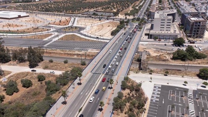 Vista aérea de Dos Hermanas.