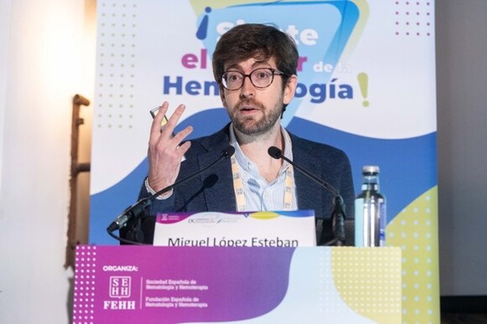 Imagen del hematólogo  Miguel López.