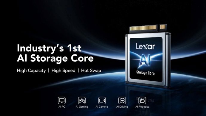 Lexar Unveils Industry’s First AI Storage Core for Next Generation Edge AI Devices