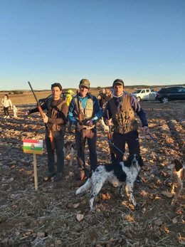 Rubén Fernández y Víctor Aldama se clasifican a la final del Nacional de Caza Menor con Perro