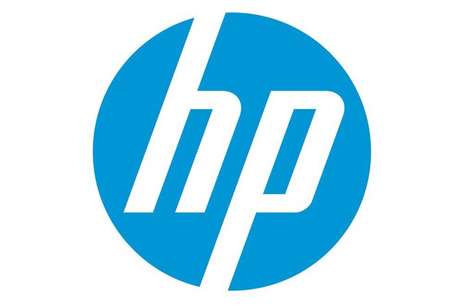 Archivo - Arquivo - Logotipo da Hewlett-Packard (HP).