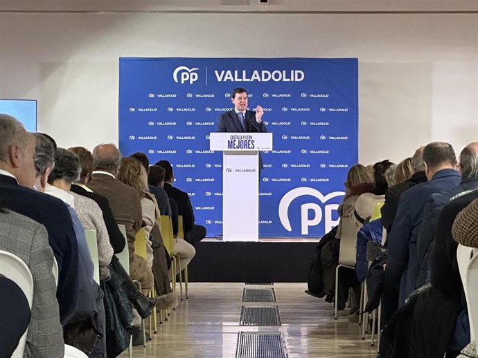El presidente del PP de Castilla y León, Alfonso Fernández Mañueco