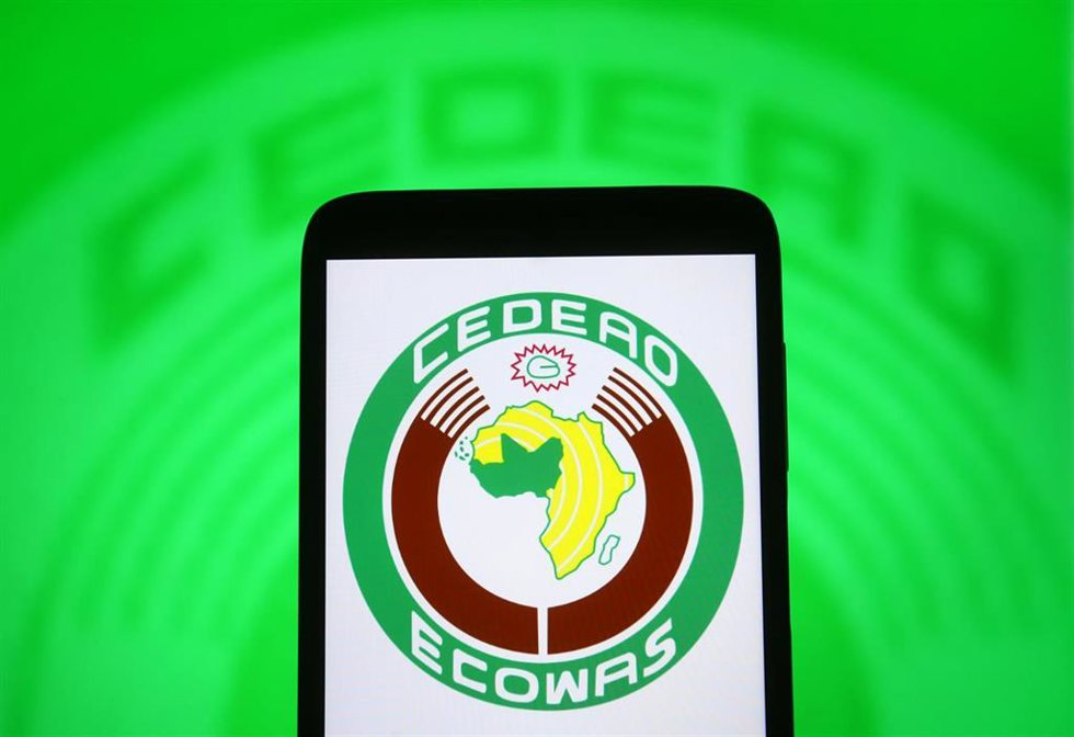 Archivo - Logo de la Comunidad Económica de Estados de África Occidental (CEDEAO)