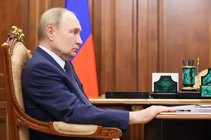 Vladimir Putin en reunión