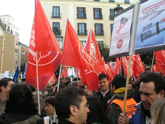 Archivo - Concentración UGT      