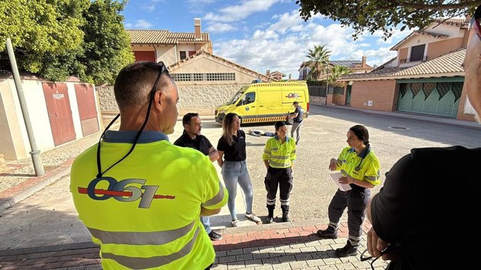 La simulación recrea la actuación de una Unidad Móvil de Emergencias en 360 grados