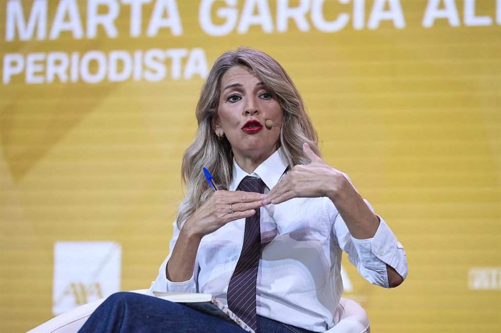 La vicepresidenta segunda y ministra de Trabajo y Economía Social, Yolanda Díaz