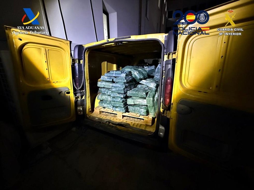 Material intervenido en la operación