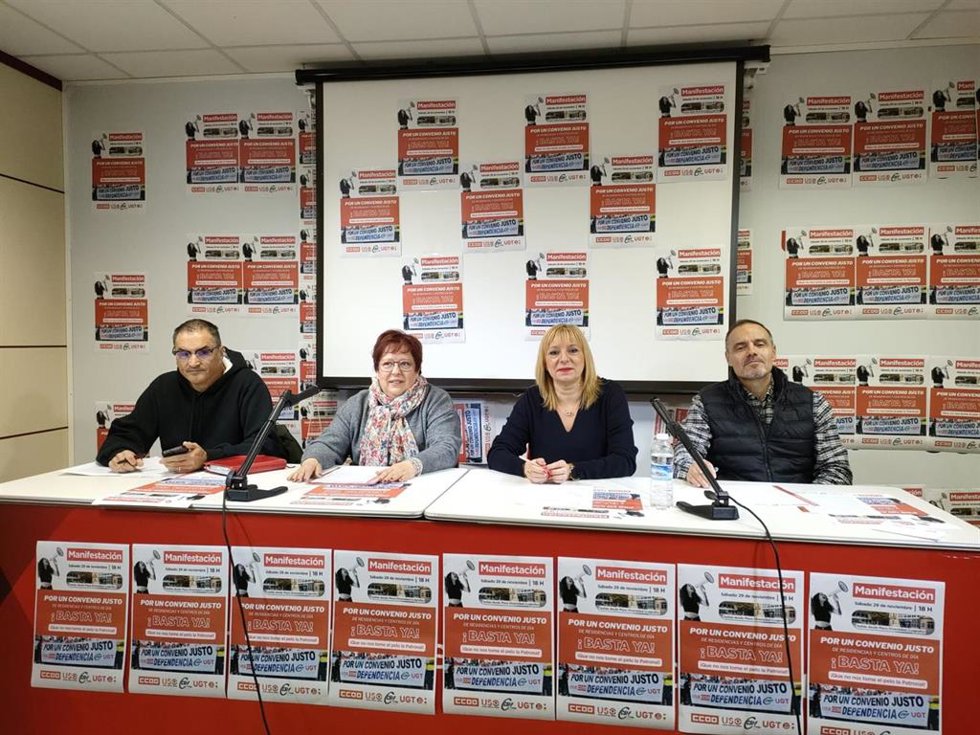 Sindicatos residencias anuncian que se manifestarán el sábado en Logroño contra el "bloqueo de la patronal" al convenio