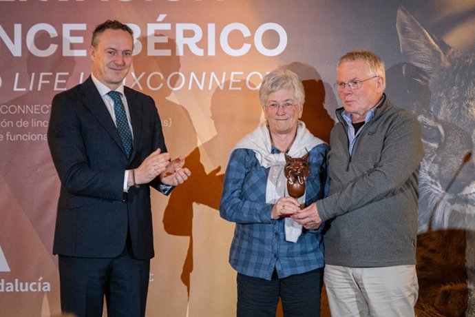 Acto de entrega de los Premios Life Lynxconnect 2025, que reconocen el compromiso con la conservación del lince ibérico