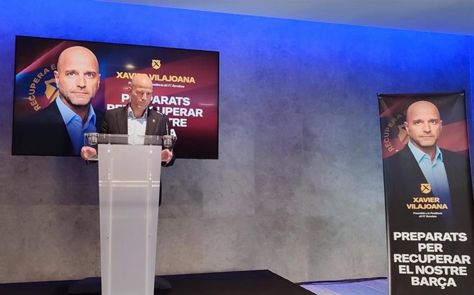 Presentación de la precandidatura de Xavier Vilajoana a la presidencia del FC Barcelona
