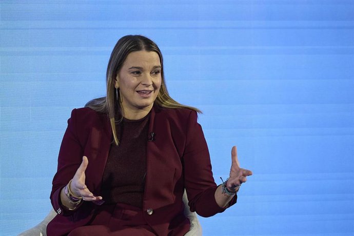 La presidenta de las Islas Baleares, Marga Prohens, durante el Congreso España 360º, en el Hotel Palace, a 27 de noviembre de 2025, en Madrid (España). 