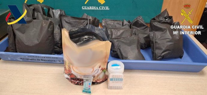 L'heroïna intervinguda a l'Aeroport de Barcelona