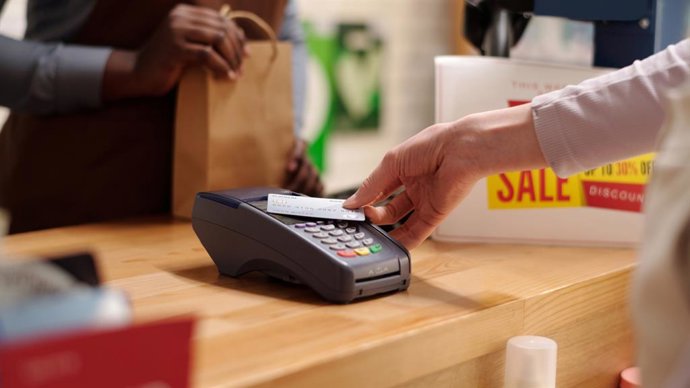 Pago con tarjeta de crédito.