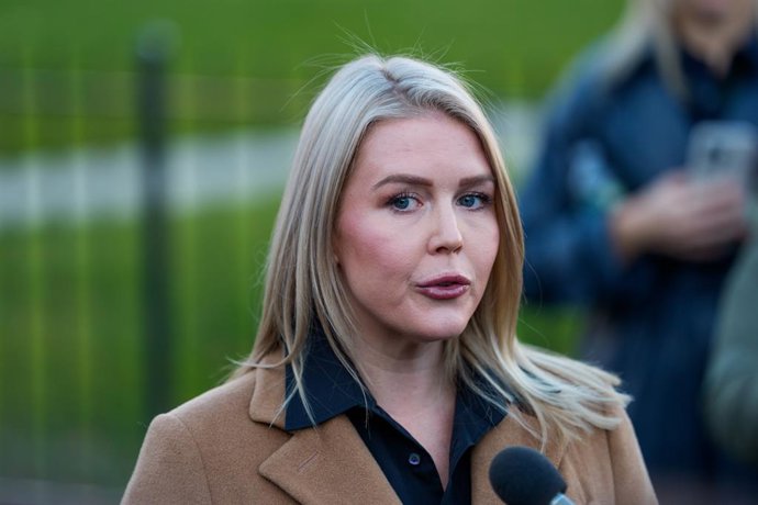 Karoline Leavitt, chefe de imprensa da Casa Branca, em uma foto de arquivo.