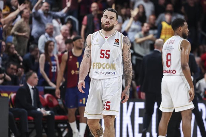 Archivo - Mike James en un partido con el AS Mónaco en la Euroliga