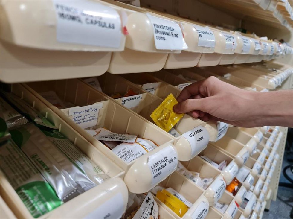 Archivo - Medicamentos en un hospital.