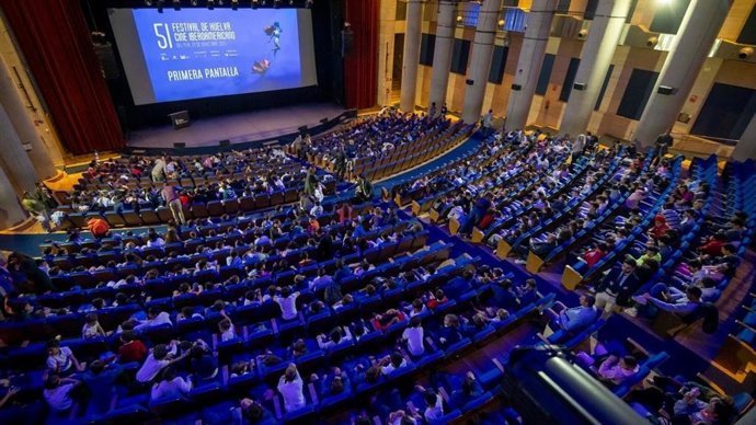 Espectadores en una de las proyecciones del Festival de Huelva.