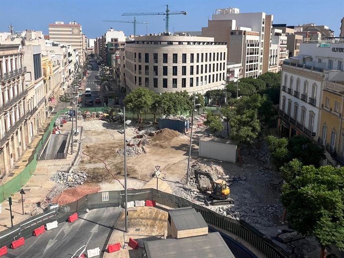 Obras en Puerta de Purchena (Almería).