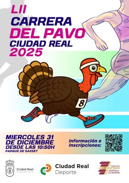 Cartel de la Carrera del Pavo de Ciudad Real.