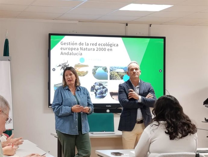 Rafael Martínez (al fondo), durante su participación en las jornadas técnicas.