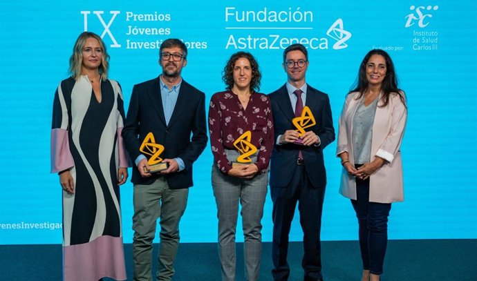 Entrega del Premio Jóvenes Investigadores en la categoría ‘Respiratorio e Inmunología’, otorgado por la Fundación AstraZeneca.