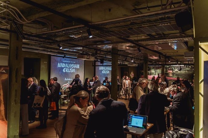 Jornada de profesionales del turismo organizadas por la Junta de Andalucía en Madrid.