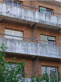 Imagen del estado del cuartel de la Guardia Civil de Alburquerque