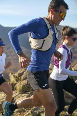 Archivo - Joma presenta su nueva línea de ropa térmica Brama 2.0 para combatir el frío en el entrenamiento.