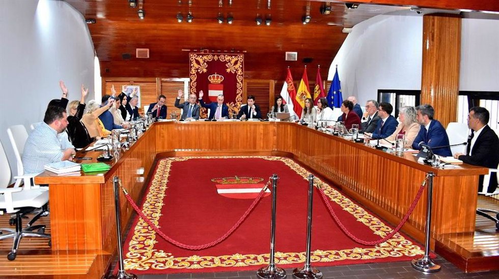 Pleno en el Ayuntamiento de Puertollano.