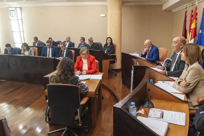 Pleno de la Diputación de Segovia.