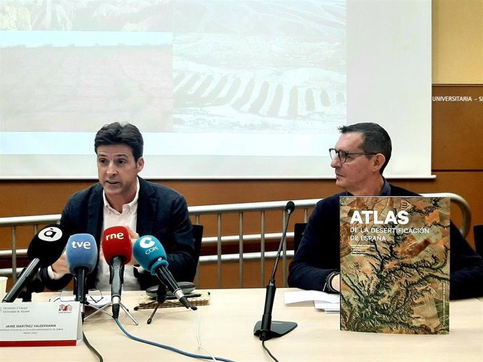Presentación del 'Atlas de la desertificación de España' este jueves en Alicante