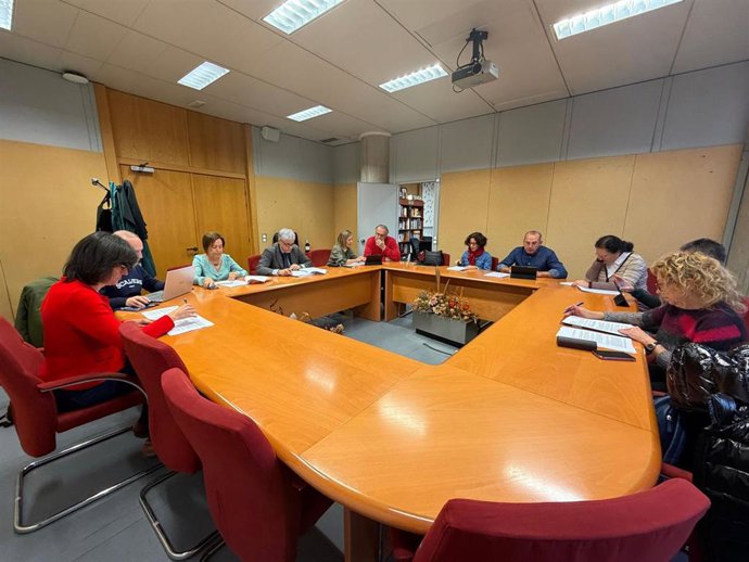 Comisión Territorial de Patrimonio celebrada este jueves en León, presidida por el delegado territorial de la Junta, Eduardo Diego.