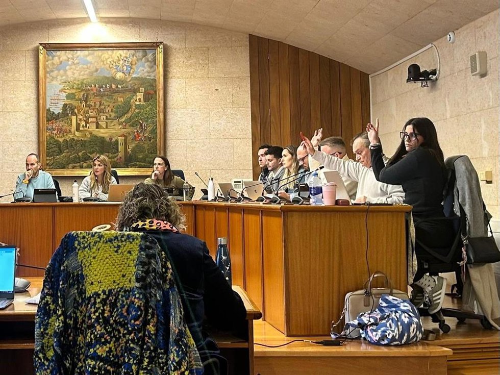 Bancada socialista en el Ayuntamiento de Andratx.