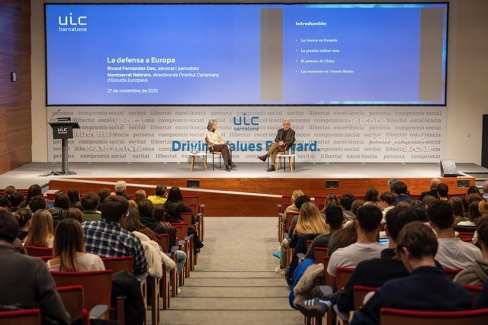 Conferencia organizada por el Institut Carlemany dEstudis Europeus de UIC Barcelona.