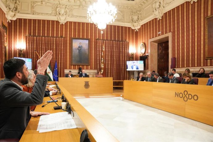 Pleno del Ayuntamiento de Sevilla.