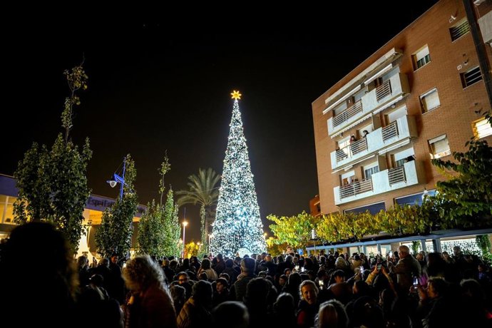 Encendido de luces del Port de Tarragona