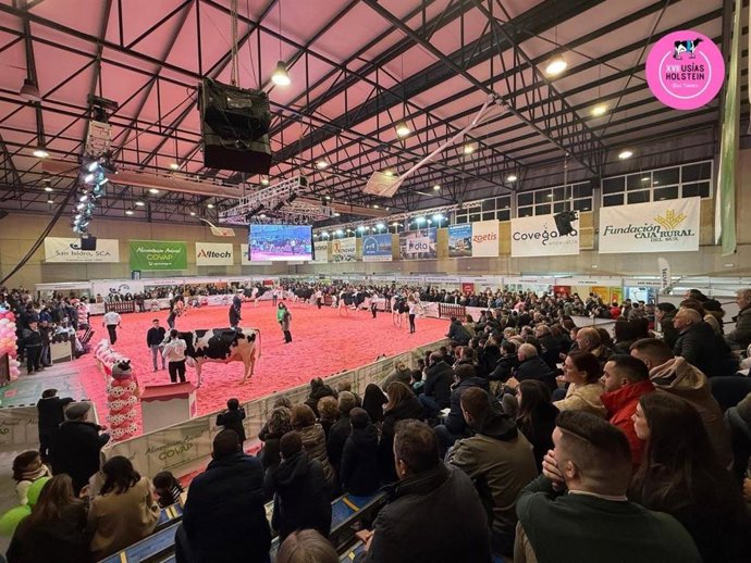 Una edición anterior de la Feria del Ganado Frisón Usías Holsteins.