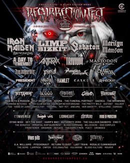 Sabaton, cuarto cabeza de cartel del Ressurection Fest 2026 junto a Iron Maiden, Limp Bizkit y Marilyn Manson