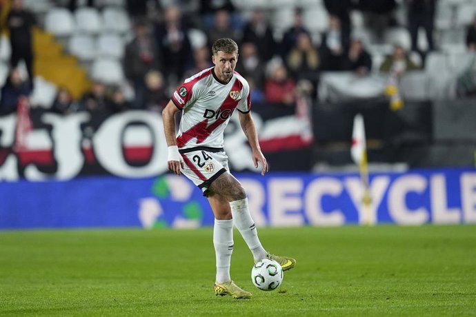 Florian Lejeune, en un partido con el Rayo Vallecano.
