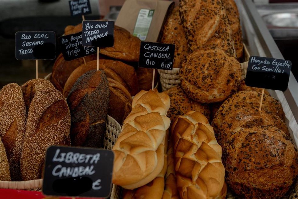 Archivo - Recursos de panadería en el mercado de La Despensa de Madrid, en los jardines del Palacio del Infante Don Luis, a 7 de septiembre de 2025, en Boadilla del Monte, Madrid (España).