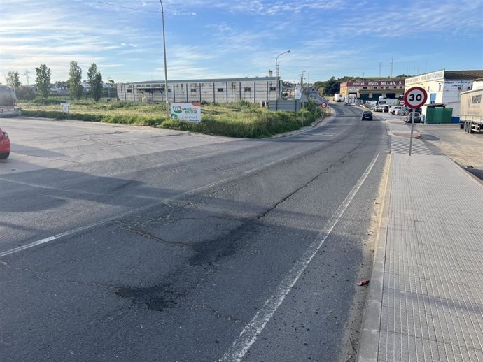 Carrtera provincial de Huelva.