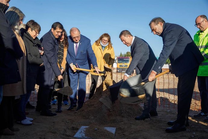 Primera piedra del nuevo Centro de Salud de Carrión de Calatrava (Ciudad Real).