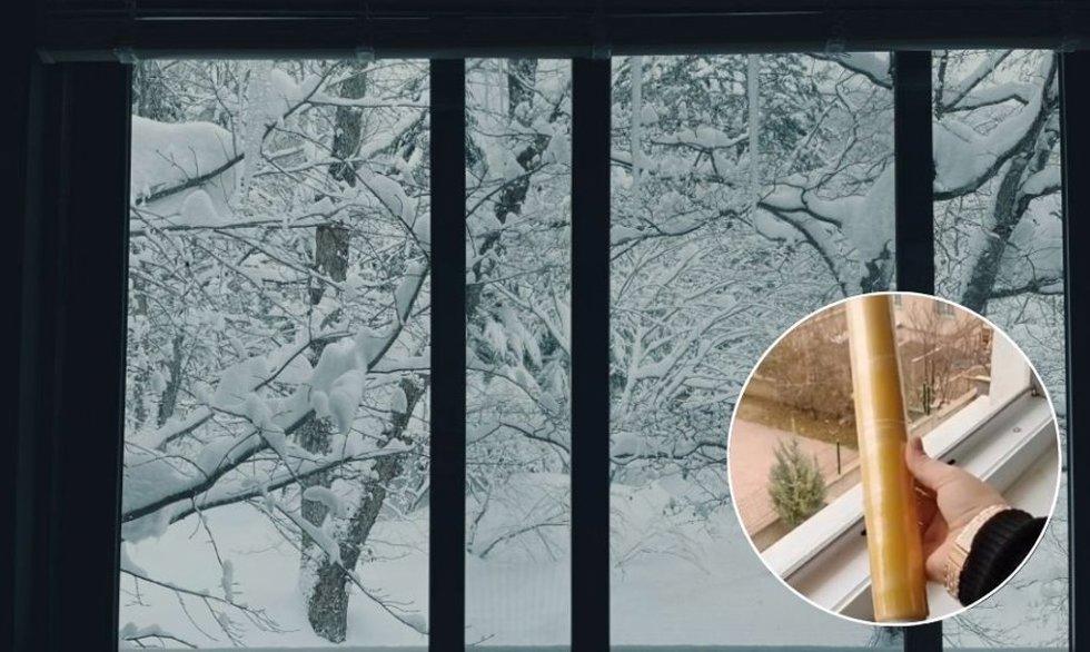 Film transparente en los rieles de las ventanas: el truco que usan en Turquía para mantener la casa caliente sin gastar