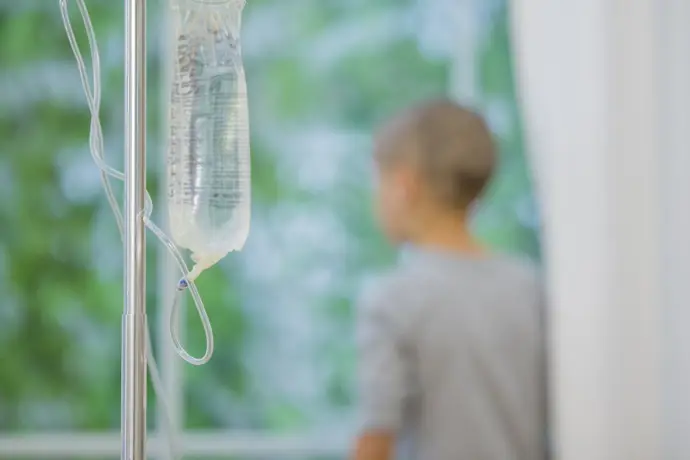 Niño con cáncer