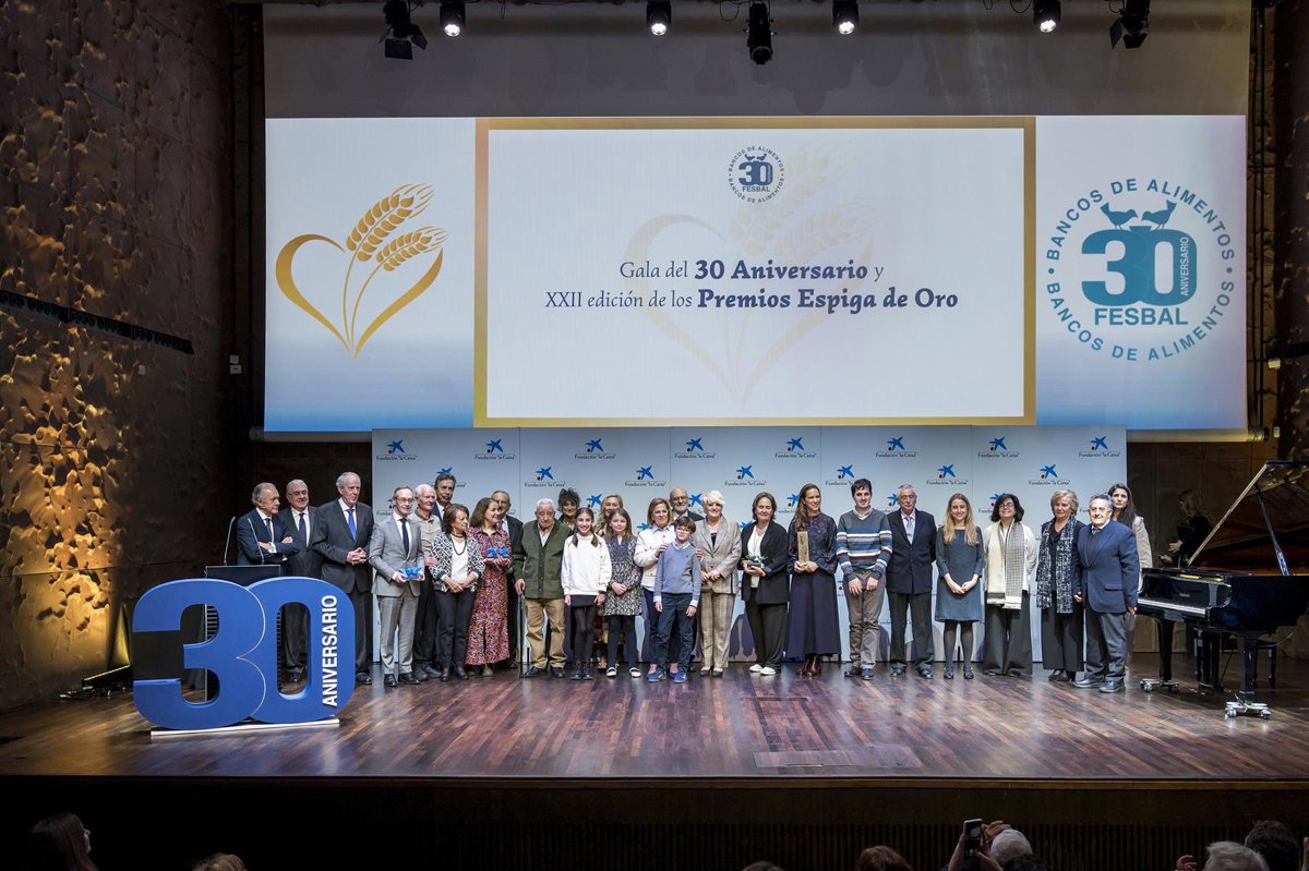 FESBAL reconoce a empresas y voluntarios en la XXII edición de los Premios Espiga de Oro y su 30 aniversario
